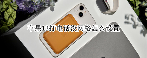 苹果13打电话没网络怎么设置 苹果13打电话没网络怎么设置密码