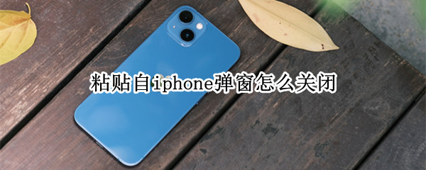 粘贴自iphone弹窗怎么关闭（iphone粘贴弹窗怎么关掉）