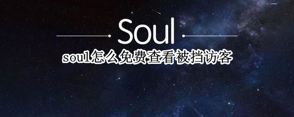 soul怎么免费查看被挡访客（soul可以看到访客吗）