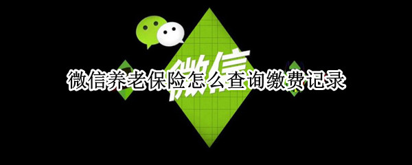 微信养老保险怎么查询缴费记录 微信养老保险怎么查询缴费记录呢