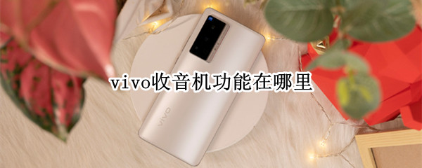 vivo收音机功能在哪里 vivo的收音机功能在哪