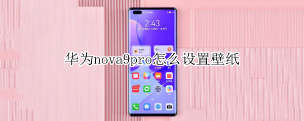 华为nova9pro怎么设置壁纸（华为nova9pro怎么设置壁纸二元次）