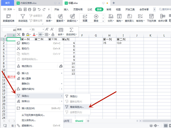 excel怎么同时筛选两个条件