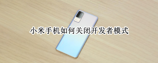 小米手机如何关闭开发者模式 小米手机如何关闭开发者模式设置