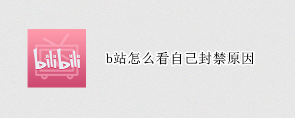 b站怎么看自己封禁原因（b站怎么看自己封禁原因是什么）