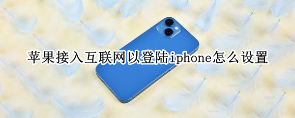 苹果接入互联网以登陆iphone怎么设置（苹果手机怎么显示接入互联网以登录iphone）