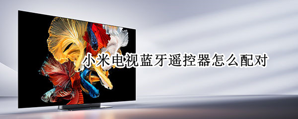小米电视蓝牙遥控器怎么配对 小米电视蓝牙遥控器怎么配对没反应