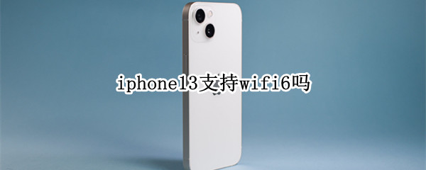 iphone13支持wifi6吗（iPhone12支持WiFi6吗）