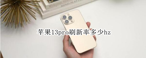 苹果13pro刷新率多少hz（iphone13pro的刷新率是多少）