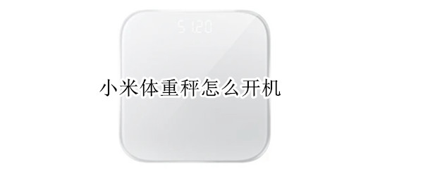小米体重秤怎么开机（小米体重秤怎么开机启动）