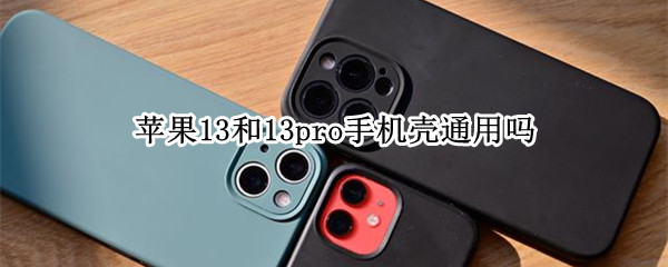 苹果13和13pro手机壳通用吗 苹果12跟苹果13pro手机壳通用吗
