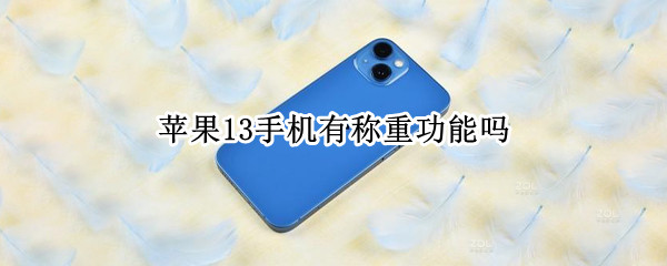 苹果13手机有称重功能吗 苹果13可以称重吗