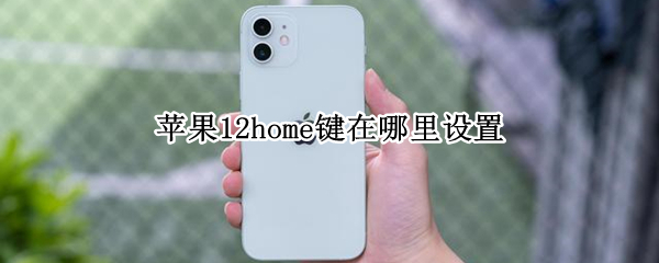 苹果12home键在哪里设置（iphone 12home键在哪）