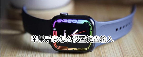 苹果手表怎么设置键盘输入 苹果手表怎么设置键盘输入密码