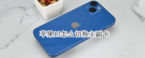 苹果13怎么切换主副卡（苹果13怎么切换主副卡发短信）