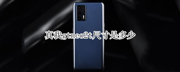 真我gtneo2t尺寸是多少