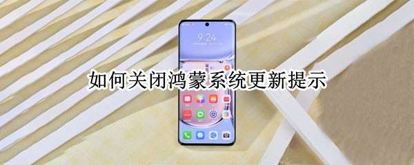 如何关闭鸿蒙系统更新提示