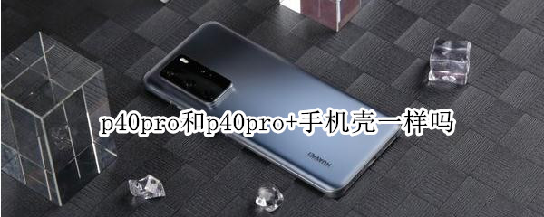 p40pro和p40pro+手机壳一样吗 p40pro和pro+手机壳一样吗