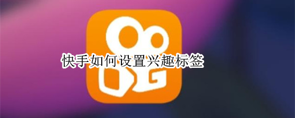 快手如何设置兴趣标签（快手如何设置兴趣标签极速版）