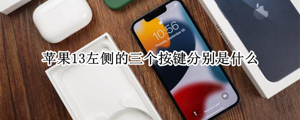 苹果13左侧的三个按键分别是什么（苹果13左侧的三个按键分别是什么手机）