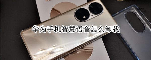 华为手机智慧语音怎么卸载（华为手机智慧语音怎么卸载不了）
