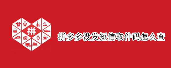拼多多没发短信取件码怎么查（拼多多没发短信取件码怎么查订单）