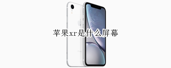 苹果xr是什么屏幕 苹果xr是什么屏幕显示是几K