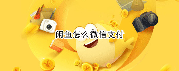 闲鱼怎么微信支付（闲鱼怎么微信支付买东西）