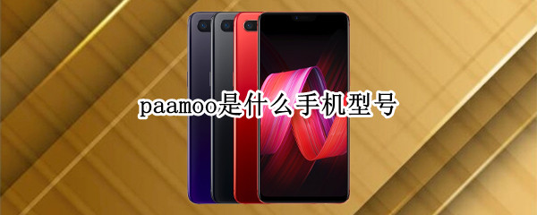 paamoo是什么手机型号 paamoo是什么手机型号一部多少