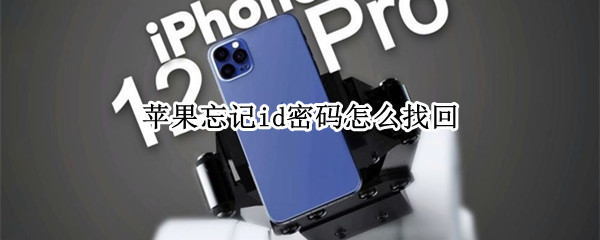 苹果忘记id密码怎么找回（苹果忘记id密码怎么找回密码）