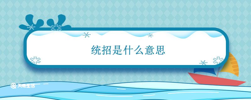 统招是什么意思
