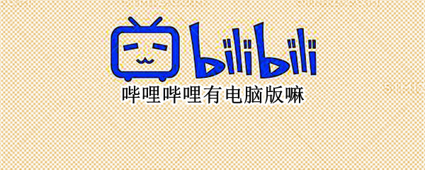 哔哩哔哩有电脑版嘛（哔哩有电脑版吗）