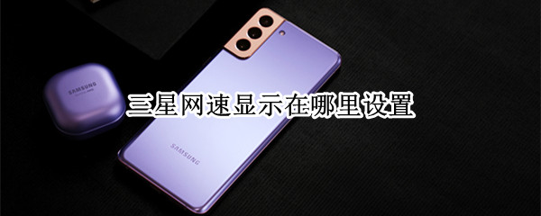 三星网速显示在哪里设置 三星实时网速在哪里打开