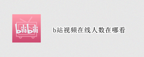 b站视频在线人数在哪看（b站视频在线人数在哪看）