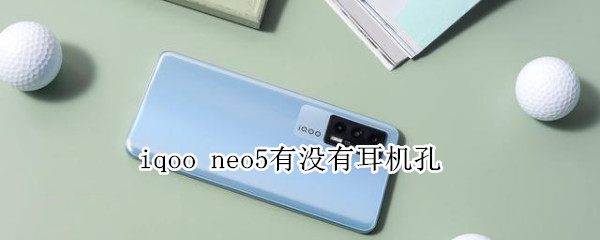 iqoo neo5有没有耳机孔