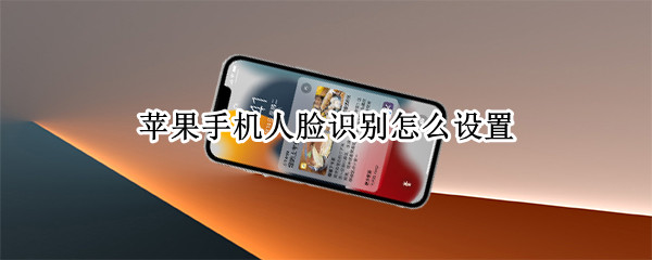 苹果手机人脸识别怎么设置 苹果手机人脸识别怎么设置微信