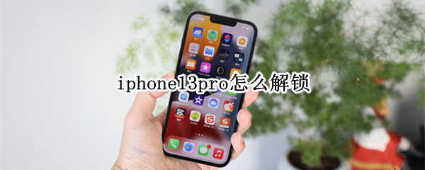 iphone13pro怎么解锁 iphone13pro怎么指纹解锁