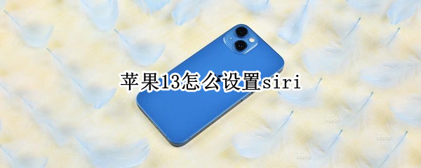 苹果13怎么设置siri 苹果13怎么设置siri自定义回答问题