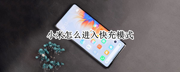 小米怎么进入快充模式 小米怎么进入快充模式电池与性能