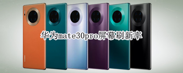 华为mate30pro屏幕刷新率（华为mate30pro屏幕刷新率在哪里看）