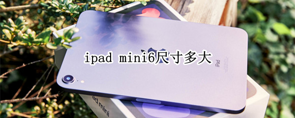 ipad mini6尺寸多大