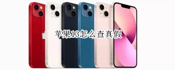 苹果13怎么查真假（苹果13怎么查真假序列号）