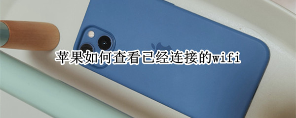 苹果如何查看已经连接的wifi（苹果如何查看已经连接的无线密码）