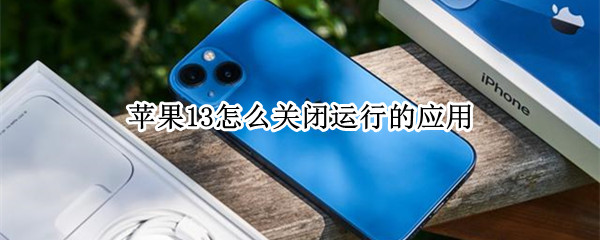 苹果13怎么关闭运行的应用（苹果13怎么关闭运行的应用进程）