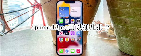iphone13pro可以插几张卡（iphone13pro怎么放两张卡）