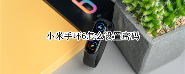 小米手环6怎么设置密码 小米手环6怎么设置密码锁屏