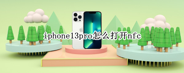 iphone13pro怎么打开nfc（iPhone13pro怎么打开hdr）