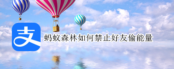 蚂蚁森林如何禁止好友偷能量 蚂蚁森林怎么才能不让好友偷能量
