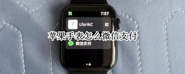 苹果手表怎么微信支付 苹果手表怎么微信支付开启不了