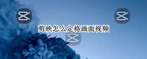 剪映怎么定格画面视频 剪映怎么定格画面视频
